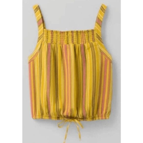 PrAna NWT size XL Little Palm Cami top leapfrog stripe - Picture 7 of 13